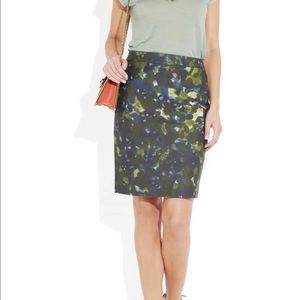 J. Crew Print Pencil Skirt